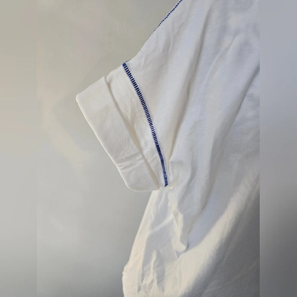 Lululemon White Cuffed Sleeve Relaxed Tee No Size